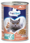 PreVital nedves állateledel felnőtt macskáknak - ASC lazac zselében 3 x 415 g