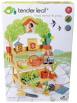 Tender Leaf Jucarie educativa, Centru de gradinarit, Tender Leaf Toys - Garden Center, din lemn premium, 3+ ani (TL8372)
