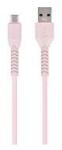 Maxlife Adatkábel Maxlife, MXUC-04, USB - USB-C 1, 0 m 3A Pink