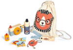 Tender Leaf Jucarie educativa, Kitul exploratorului safari, din lemn premium, Tender Leaf Toys - Safari Adventure, 10 piese, 3+ ani (TL8365)