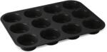 Berlinger Haus 12 adagos muffinsütő forma mikrotextúrált bevonattal Matte Black 55549 (BH/7950N)