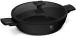 Berlinger Haus Alacsony lábas fedővel és titán bevonattal Matte Black 30cm 55757 (BH/8186)
