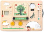 Tender Leaf Statia meteo educativa, Tender Leaf Toys - Weather Watch, din lemn premium, 13 piese, 3+ ani (TL8421)