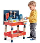 Tender Leaf Atelier de lucru, Tender Leaf Toys - TenderLeaf Tool Bench, din lemn premium, 19 piese, 3+ ani (TL8561)