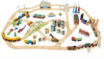 Tender Leaf Set de tren cu vedere la munte, Tender Leaf Toys - Mountain View Train Set, din lemn premium, 3+ ani (TL8703)