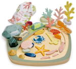 Tender Leaf Colectia mea de pietre, Tender Leaf Toys - My little rock pool, din lemn premium, 3+ ani (TL8486)