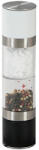 Kesper Rasnita pentru sare si piper Kesper 13696, 22 cm, Otel inoxidabil, Mecanism ceramic, Alb/Negru (13696)