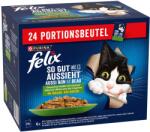 FELIX 96x85g Felix Fantastic aszpikban hús- & zöldségválogatás nedves macskatáp 3+1 ingyen
