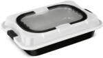 Berlinger Haus Tavă dreptunghiulară cu capac Matte Black 36, 5x24, 5cm 55884 (LP-BH-257)