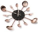 Berlingerhaus Ceas de perete pentru bucătărie cu funcționare silențioasă Black Rose 55916 (BH/9480)