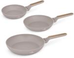 Berlinger Haus Set de tigăi cu acoperire din titan Taupe 3 piese 55513 (BH/8341)