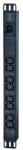 APC Easy PDU, Basic, 1U, 16A, 230V, (8)C13, IEC C20 (2.5m) (EPDU1016B)