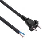 Akyga Cablu alimentare Schuko la fire deschise CU 2x1.5mm 3m, Akyga AK-OT-05S (AK-OT-05S)