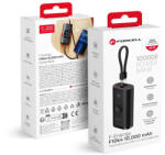 Forcell F-Energy F10K4 Powerbank külső akkumulátor Apple Watch töltővel 10000mAh 22.5W USB-C + USB-A - fekete (5903396318634)