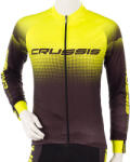 Crussis Hosszú ujjú kerékpáros felső Crussis Szín: fekete-fluor sárga, Méret: M