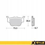 Prox KH373 Fékbetét Honda Trx 450R '04-14 Hátsó