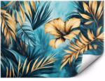 MPINK Öntapadós fotótapéta Arany Hibiszkusz stílus Glamour 250x175 cm (MP-FTAP_5_EST_2,5X1,75M-0150)