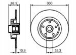 Bosch 0 986 479 280 féktárcsa