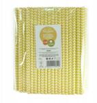 Arpex Papír Szívószál Shake 8MM Sárga 144DB (D7720FZOL)