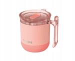 QUOKKA Wave Smartgrip, Rozsdamentes acél termo bögre Pastel Peach (Barackpasztell), 260ml, 40275 (40275)