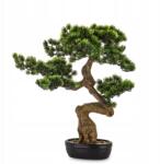 Artpol Zöld dekoratív növény cserépben barna művirág bonsai fa (183107)