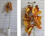 7&7 Orchidea -narancssárga szilikon 80 cm művirág (FKL-19035)