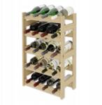 Lenmar Bortartó Állvány Fa Tömör Állvány 20 Palack Loft Szekrény 70x43x25 (RW-1-20)