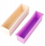  Szilikon Szappanforma Magas Hőmérsékletnek Ellenálló 27x7.8x7.6 CM