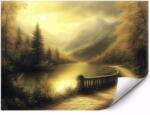 MPINK Öntapadós fotótapéta Hegyi völgy nyugodt tó 200x140 cm (MP-FTAP_5_EST_2X1,4M-0042)
