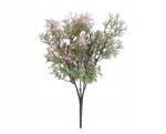 Paula Csokor, kiegészítő műzöld-rózsaszín 30cm művirág (AVA868)