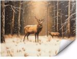 MPINK Fotótapéta Szarvasok a téli erdőben 350x250 cm (GP-FTAP_6_VSC_3,5X2,5M-0092)