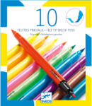 DJECO Ecsetfilc készlet - 10 ragyogó szín - Pop colors (DJ08799)