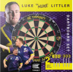  Darts tábla Target Luke 'The Nuke' Littler két szett nyíllal és dobóvonallal