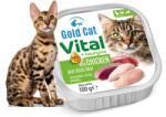 Gold Dog Nedves macskaeledel Gold Cat Vital Kacsa Marhahús 100g pástétom őrlemény