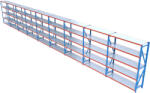 HD Regal FLEX300-X1805 Salgó polcrendszer KOMPLETT 18 m (250 x 60 cm / 5 polc) - hdregal