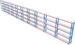 HD Regal FLEX300-Z2005 Salgó polcrendszer KOMPLETT 20 m (250 x 40 cm / 5 polc)