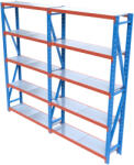 HD Regal FLEX300-Z305 Salgó polcrendszer KOMPLETT 3 m (250 x 40 cm / 5 polc) - hdregal