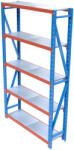 HD Regal FLEX300-Z155 Salgó polcrendszer KOMPLETT 1, 5 m (250 x 40 cm / 5 polc) - hdregal