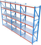 HD Regal FLEX300-W505 Salgó polcrendszer KOMPLETT 5 m (300 x 60 cm / 5 polc) - hdregal
