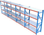HD Regal FLEX300-Y704 Salgó polcrendszer KOMPLETT 7 m (200 x 60 cm / 4 polc)