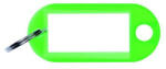 Office Products Kulcscímke, OFFICE PRODUCTS, zöld (10db/csomag) (KCOP10Z)