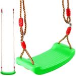 Vilde Hinta Kerti Deszka 42X17X8, 5 CM Kötéllel 170 CM Zöld 75 Kg (4902359662471)