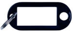 Office Products Kulcscímke, OFFICE PRODUCTS, fekete (10db/csomag) (KCOP10F)