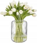 Trend For Home Kézzel készített Üveg Virág Váza 24x17 cm Dekoráció Átlátszó (99007-01-08-00)