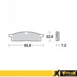 Prox Fékbetét KH119 Yamaha Yz 80/85 '93-19, Yz 65 '19-20, Ttr 125 modellekhez