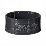 DUVOPLUS DINNER TIME! Kerámia tál Happy Dog 10, 5cm 300ml Antracit