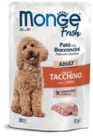 Monge Fresh Adult 85g pástétom pulykadarabokkal alutasakban felnőtt kutyáknak