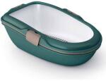Stefanplast Chic Furba MAXI macska WC szitával sötétzöld 69, 5x47x26cm