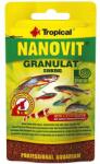 Tropical Nanovit Granulat 10g granulált haltáp apró akváriumi halaknak