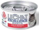 LECHAT FLAKES teljes értékű eledel felnőtt macskáknak marhahússal 80g